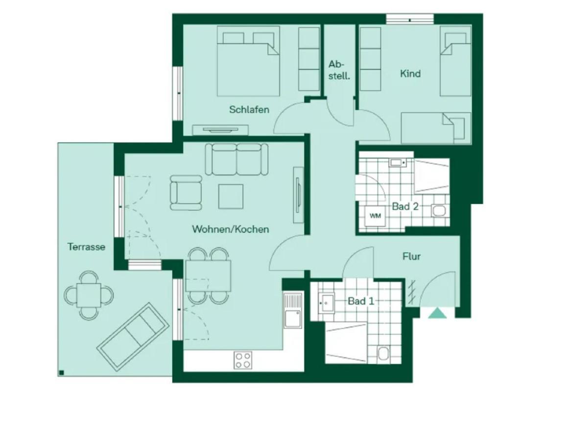 Terrassenwohnung "Gartenblick" - Haffresidenz Garz  Εξωτερικό φωτογραφία